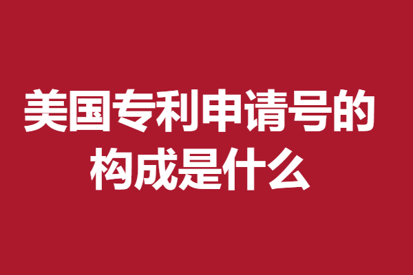 美国专利申请号的构成是什么
